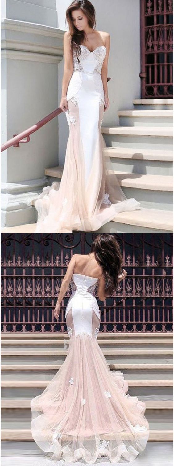 mermaid prom dresses,sweetheart prom dresses,tulle prom dresses,backless prom dresses,sexy prom dresses,BD455854