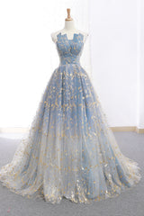 Strapless A-line Charming Chic Long Prom Dress,BO60