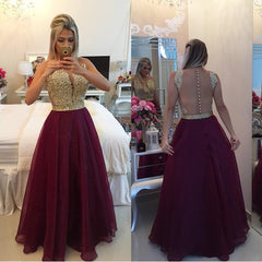 Charming Prom Dresses,Burgundy Prom Dress,Dresses For Prom,A-line Prom Dress,Party Dress,BD391