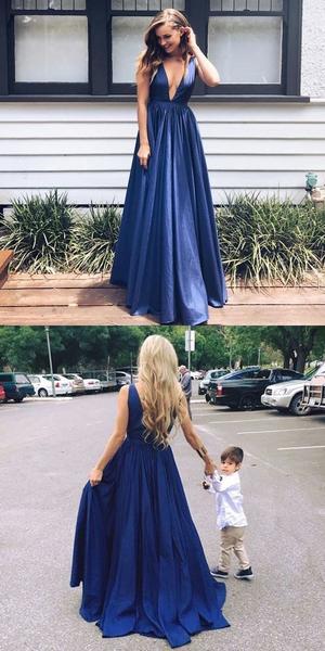 Long deep v neck sexy Prom Dress, popular gowns Party Dress,BD62634