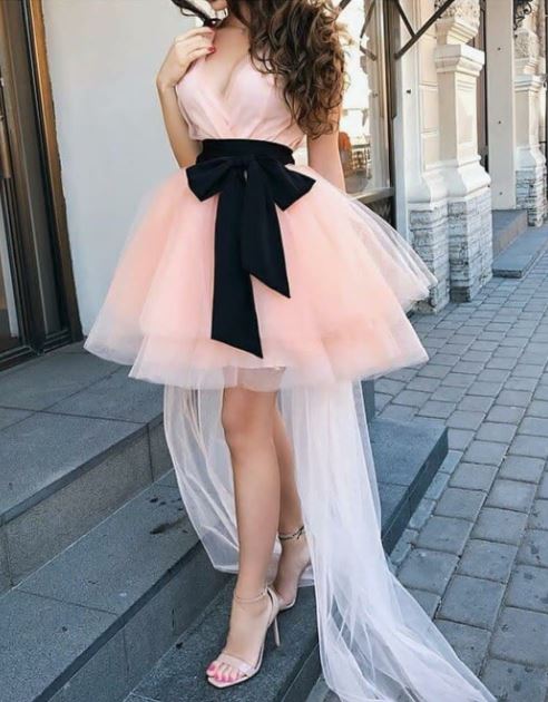 Cute Pink Tulle Homecoming Dress,Short Party Dress, BH91277