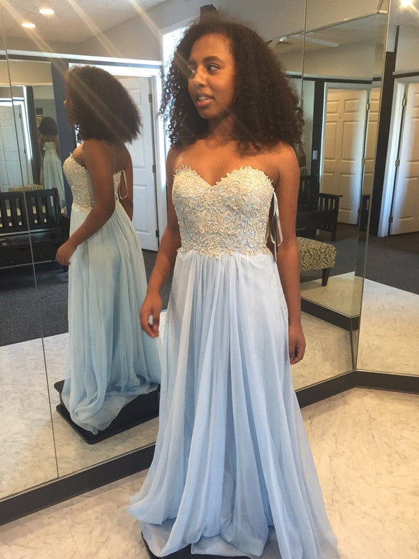 light blue Prom Dresses,long prom dress,sweetheart prom Dress,cheap prom dress,simple prom dress,,BD2978