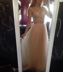 beaded prom dress,long Prom Dress,evening dress,beaded evening gown,charming prom gown,BD930