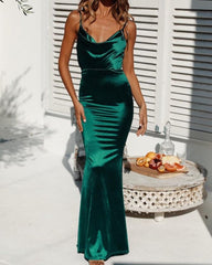 Spaghetti Strap Prom Dresses, Backless Occasion Dress, BH91303