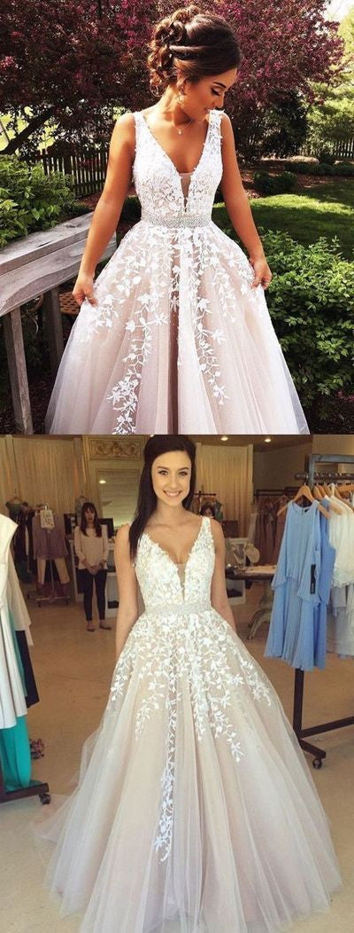 V-neck Prom Dresses,A-line Prom Dress,Modern Prom Dresses,Sleeveless Prom Dress,Cheap Prom Dresses,PD00206