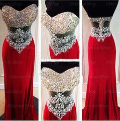 Red Prom Dresses,Charming Prom Dresses,Sweetheart Prom Dress,Long Prom Dress, Sexy Prom Dress,BD135