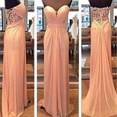 Pink Prom Dresses,Cheap Prom Dresses,See through back Prom Dress,Long Prom Dress,Party Dress,BD140