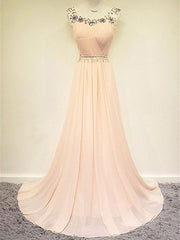 Prom Dresses Pearl Pink Long Prom Dress,PD4558987