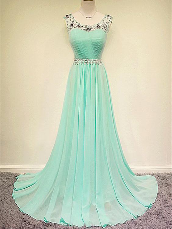 Prom Dresses Pearl Pink Long Prom Dress,PD4558987