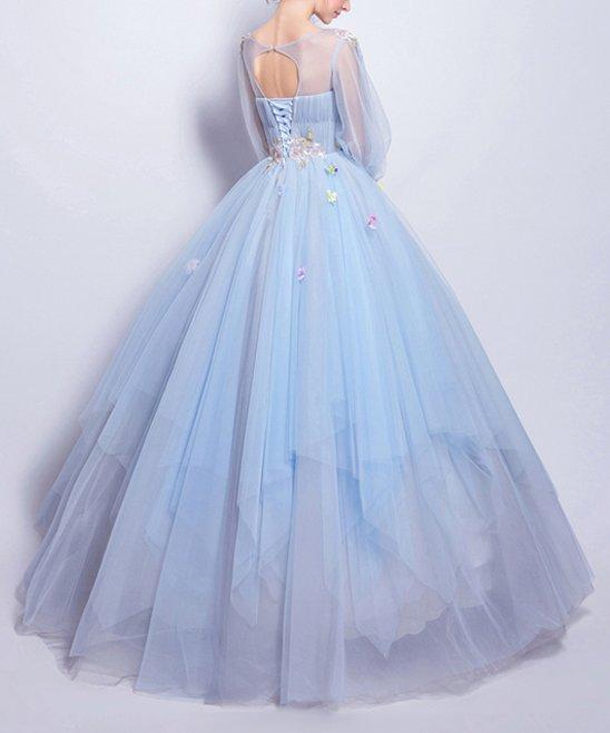 Beautiful Prom Dresses, Light Sky Blue Prom Dress,PD4558970