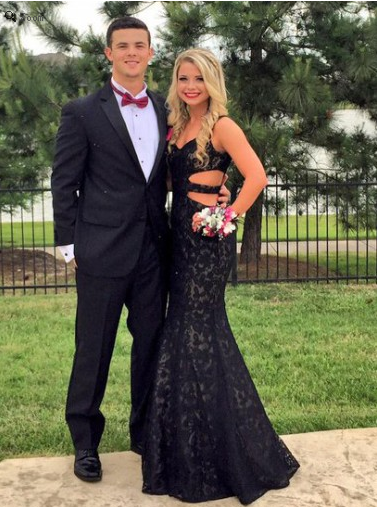 lace prom Dress,black Prom Dress,mermaid prom dress,sweetheart prom dress,Long prom dress,BD1209