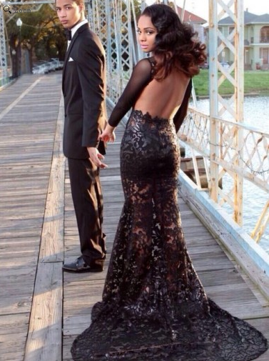 black prom Dress,backless Prom Dress,long prom dress,see through prom dress,evening dress,BD1236