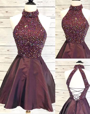 Round neck long prom dresses, evening dresses,072506