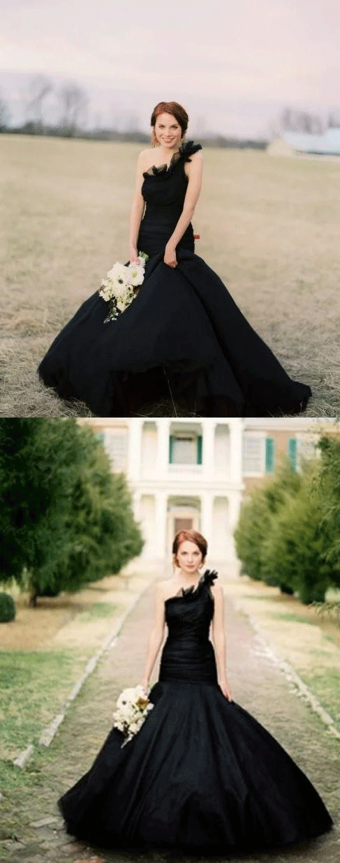 Black Prom Dress,Long Prom Dress,Evening Dress,BH91057