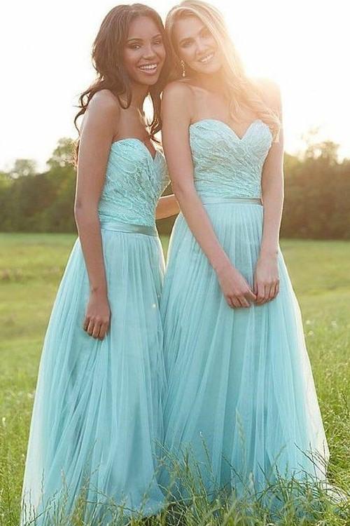 popular sweetheart Bridesmaid Lace Dress for Wedding Party,BH91124