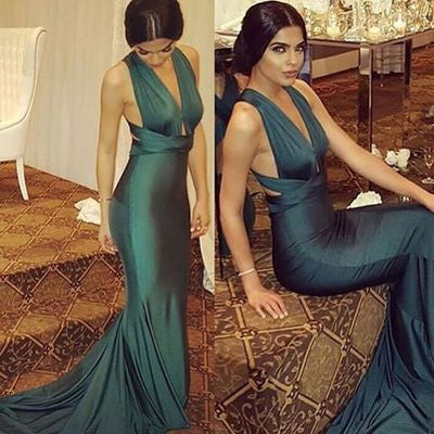 sexy prom Dress,teal Prom Dress,sheath prom dress,evening dress,Long prom dress,BD1021