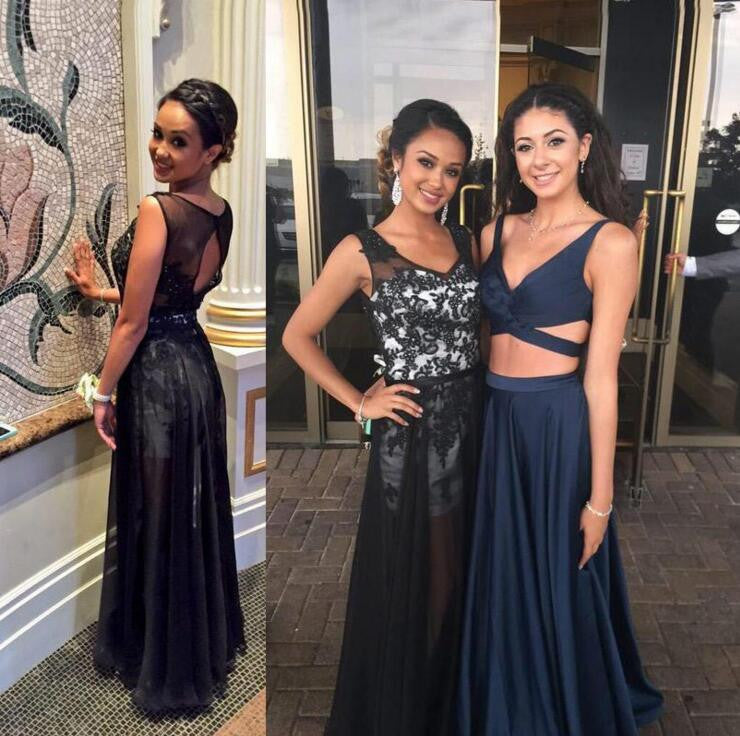 black prom Dress,lace Prom Dresses,long prom dress,evening dress,party dress,BD1664